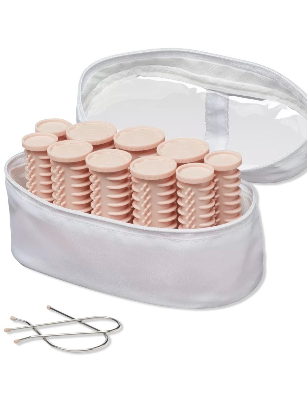 Conair Compact Hair Roller Set Curls Waves Volume 10 Rollers & Clips NEW